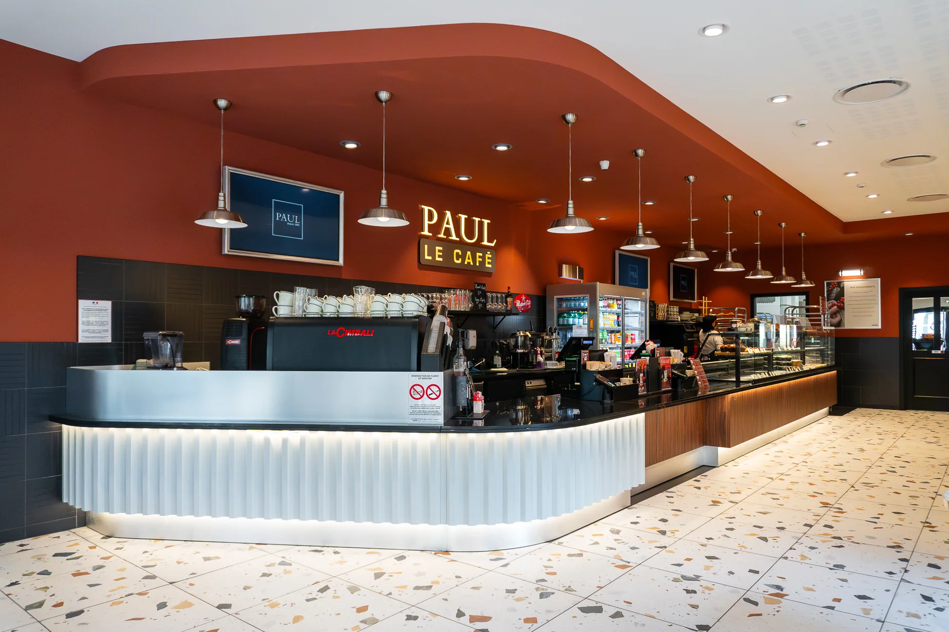 Perspective architecturale Draft Conception Paul le café